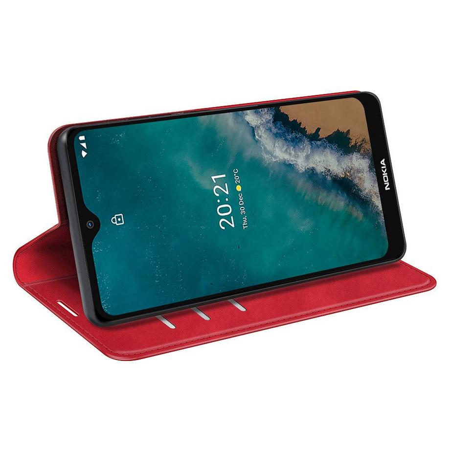 Cover-Discount  Nokia G50 - Seidige Stand Flip Case Hülle 