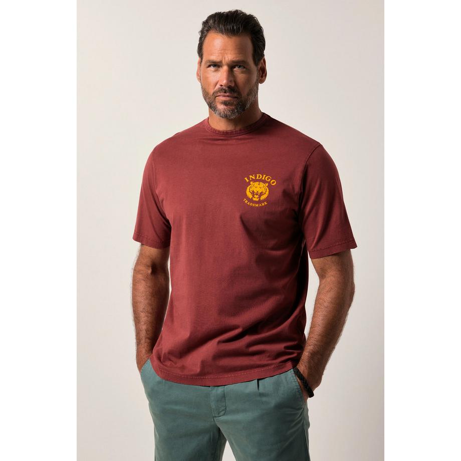 JP1880 Halbarm Print T-Shirt Vintage Look  