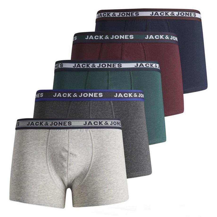 Boxershort -JACOLIVER TRUNKS 5 PACK JNR NOOS