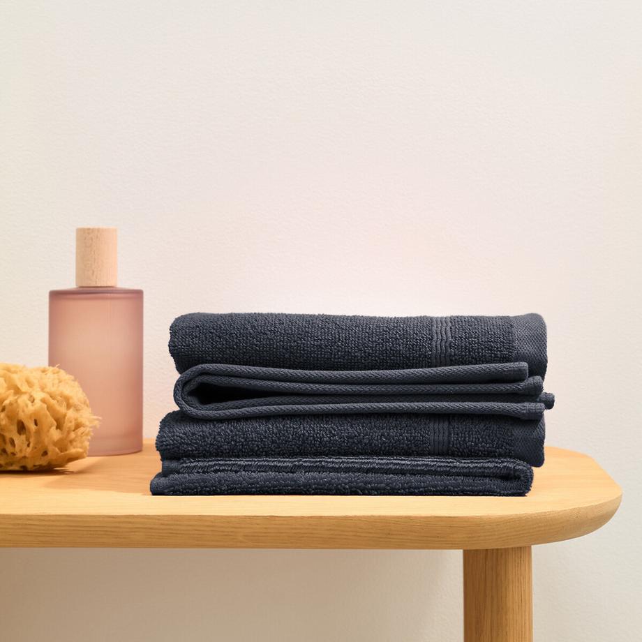 La Redoute Intérieurs 4er-Pack Gästehandtücher Zavara aus Frottee  