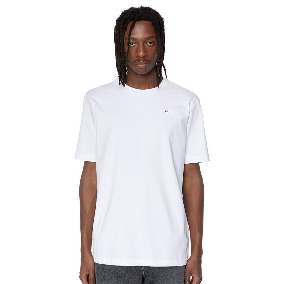 DIESEL T-JUSt-MICRODIV Bequem sitzendes T-Shirt  