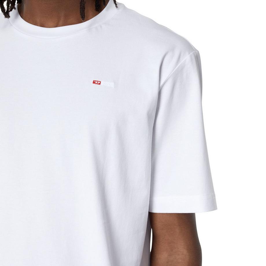 DIESEL T-JUSt-MICRODIV Bequem sitzendes T-Shirt  