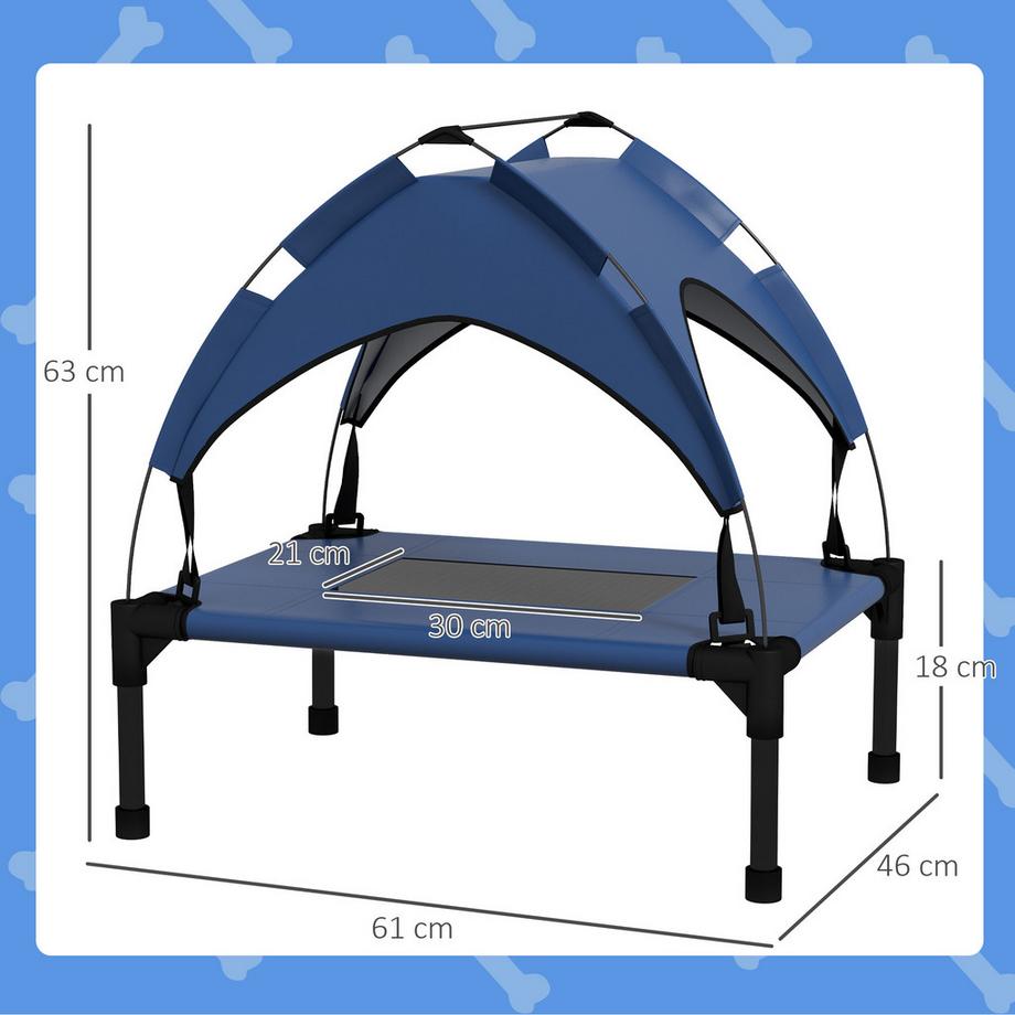 PawHut  Erhöhtes Hundebett 