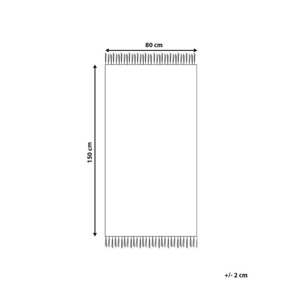 Beliani Tapis d'extérieur en Polyester  YAVU  