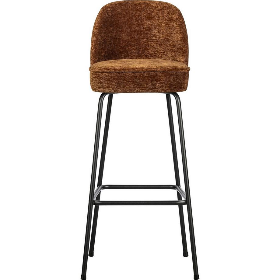 mutoni Barstuhl Vogue 3D-Chenille mittelbraun 80  