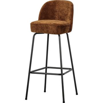 Chaise de bar Vogue 3D-Chenille brun moyen 80