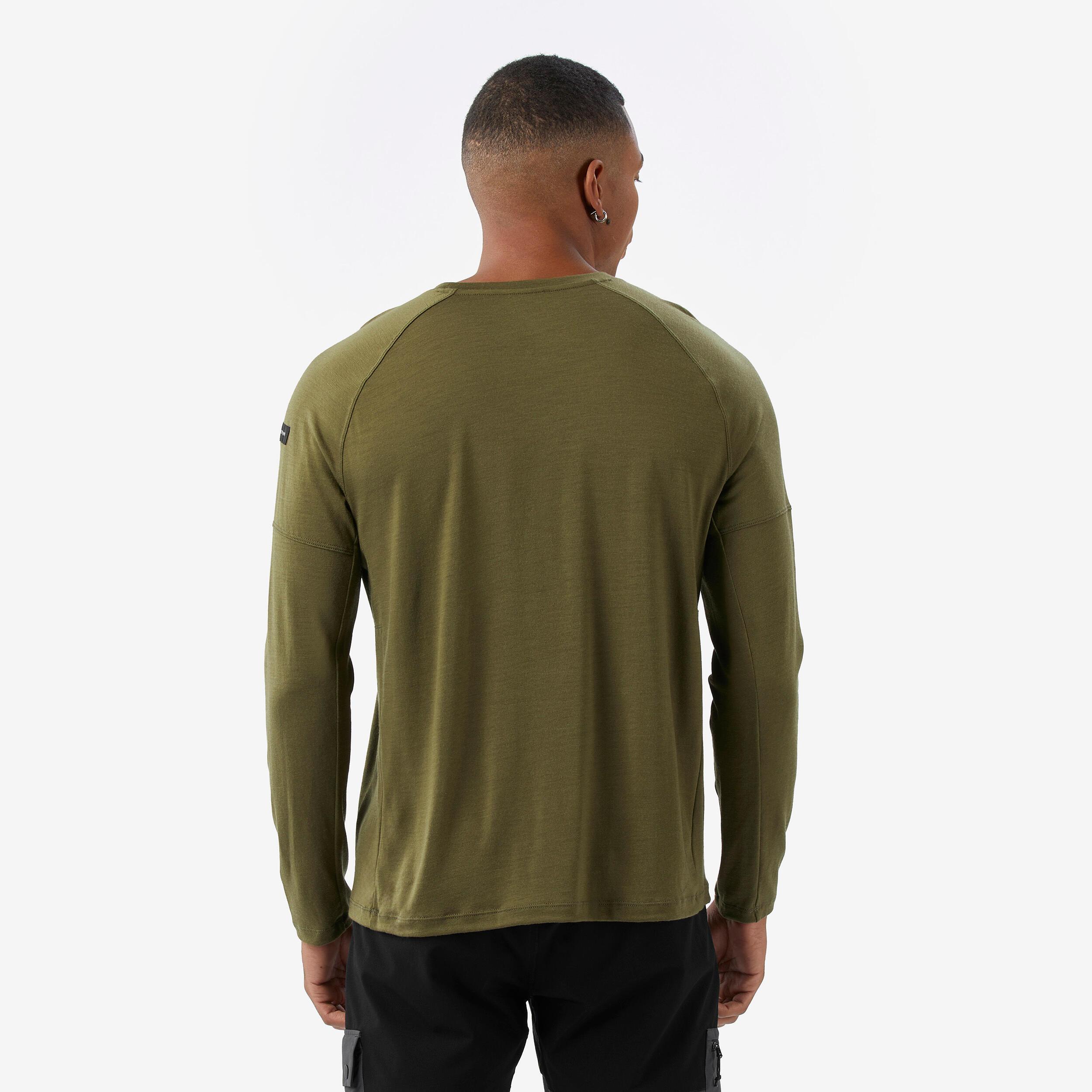 FORCLAZ  T-shirt manches longues homme merino resist laine mérinos 