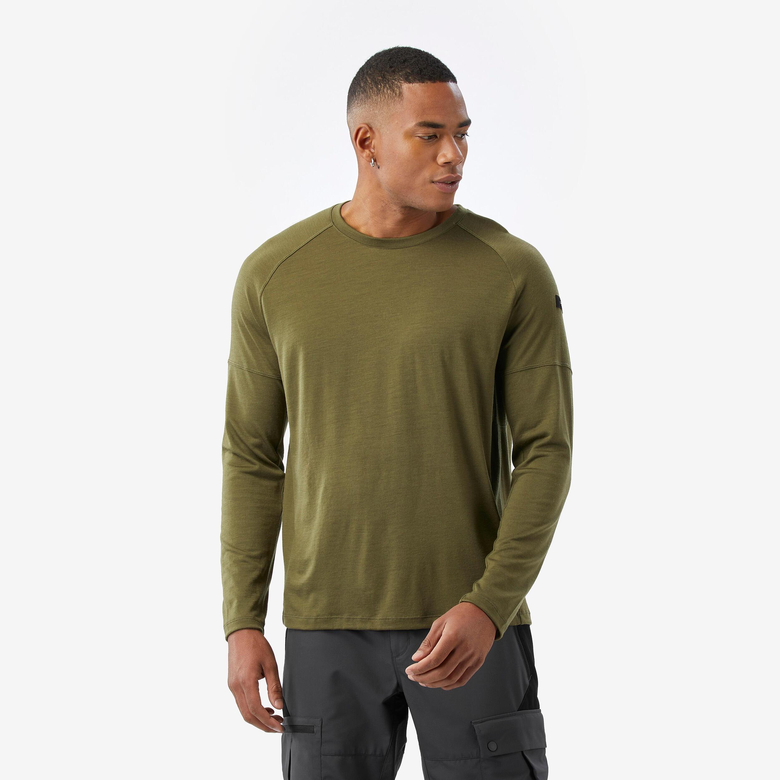 FORCLAZ  T-shirt manches longues homme merino resist laine mérinos 