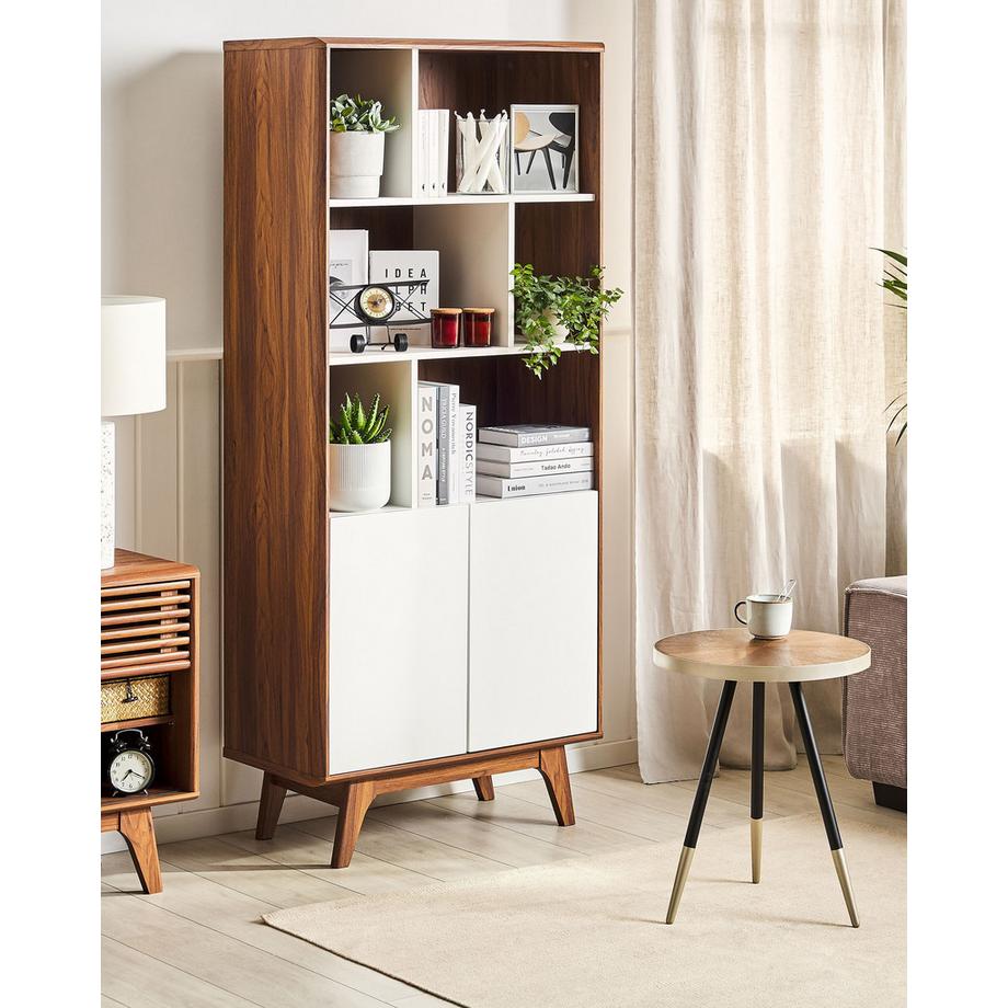 Beliani Regal aus MDF-Platte Skandinavisch COLUMBUS  