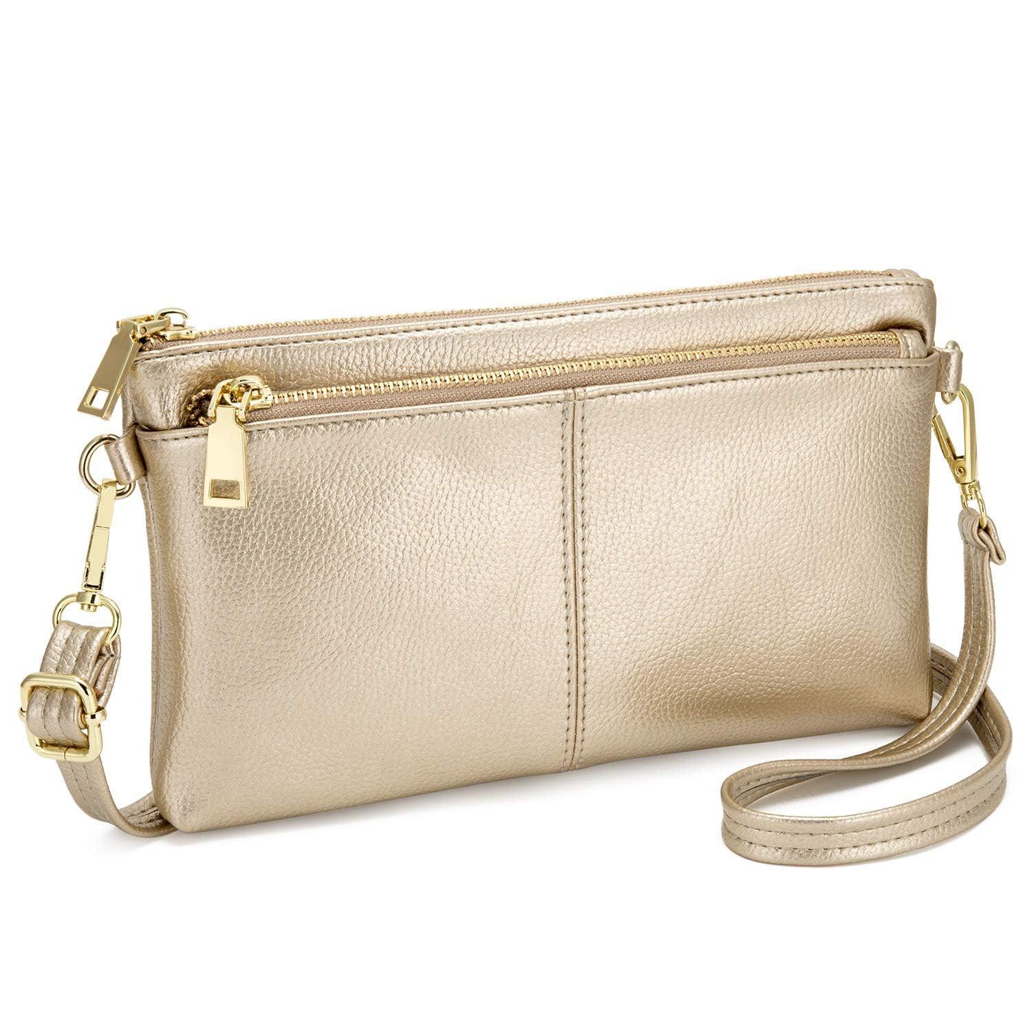 Only-bags.store Borsa a Tracolla Piccola con Tripla Cerniera  