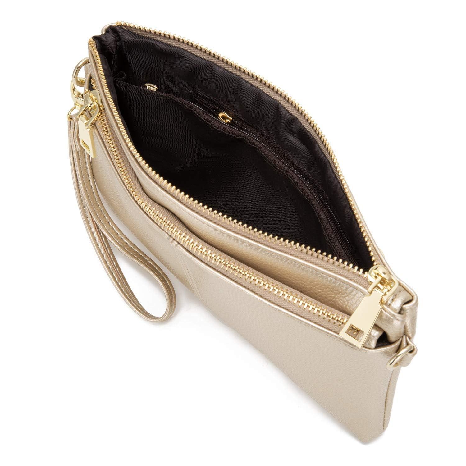 Only-bags.store Borsa a Tracolla Piccola con Tripla Cerniera  