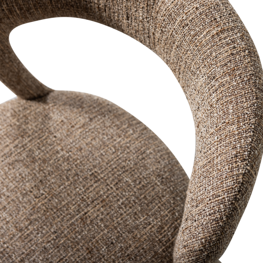 mutoni Chaise de salle à manger Noble Melange sable  