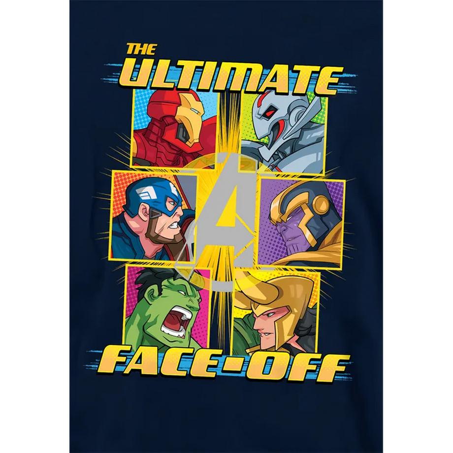 AVENGERS  Face Off Felpa Con Cappuccio Da Indossare 