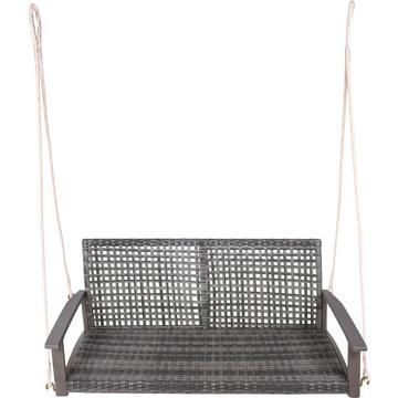 Banc de jardin suspendu Cuneo gris 120