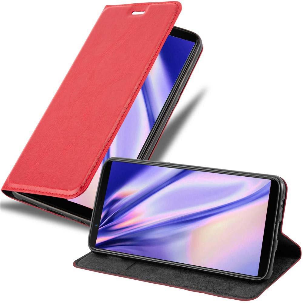 Cadorabo  Housse compatible avec OnePlus 5T - Coque de protection avec fermeture magnétique, fonction de support et compartiment pour carte 