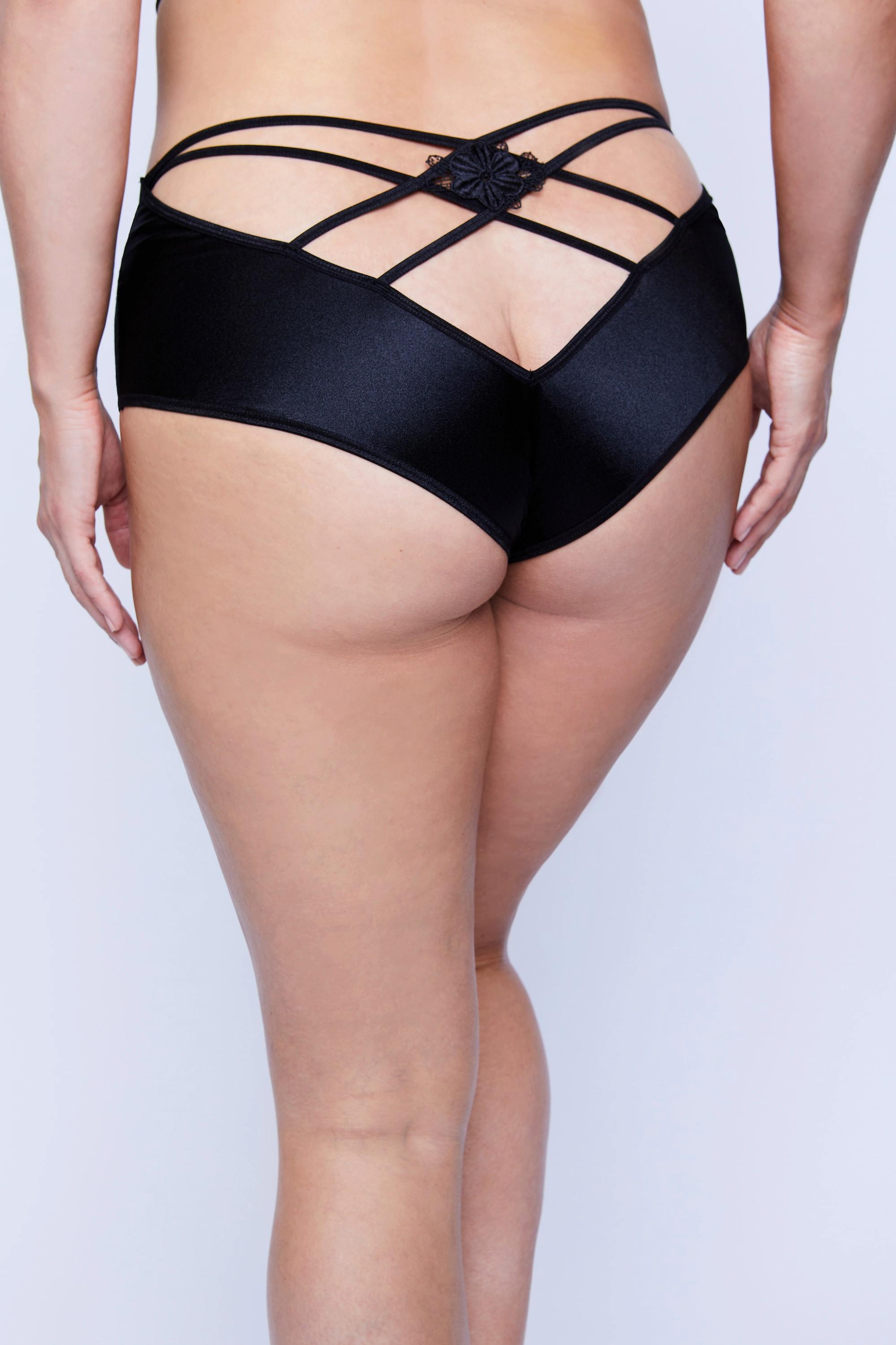 Ulla Popken Bralette sans armatures dentelle et broderie  