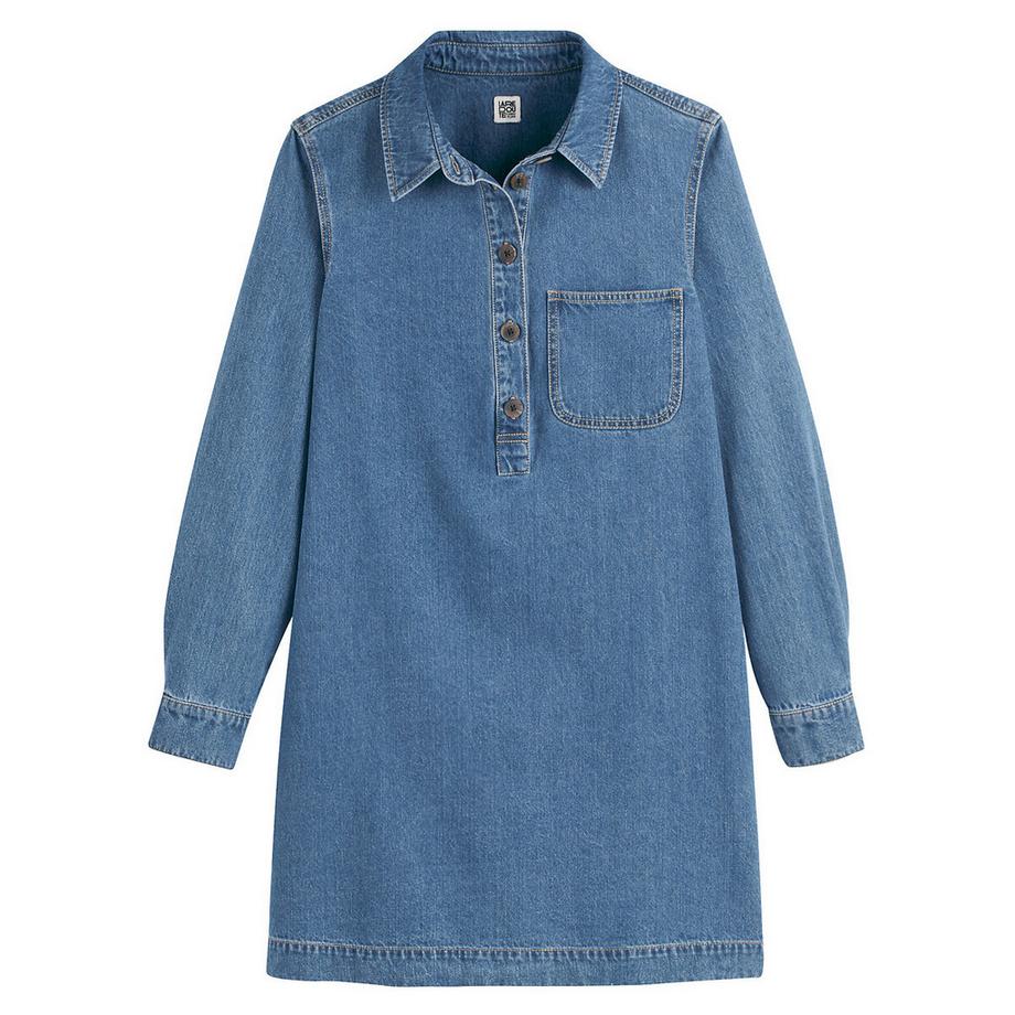 La Redoute Collections Signature Albane Kurzes Jeanskleid  