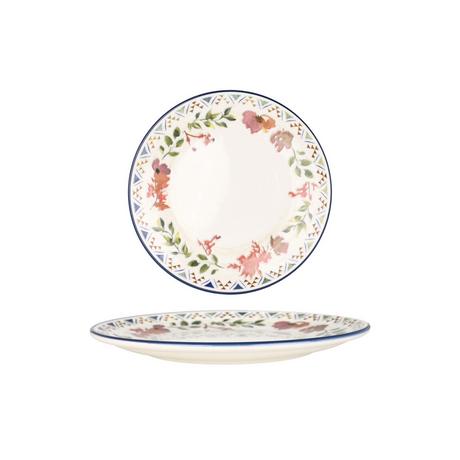 Bonna Assiette à desserts - Spring -  Porcelaine - lot de 6  