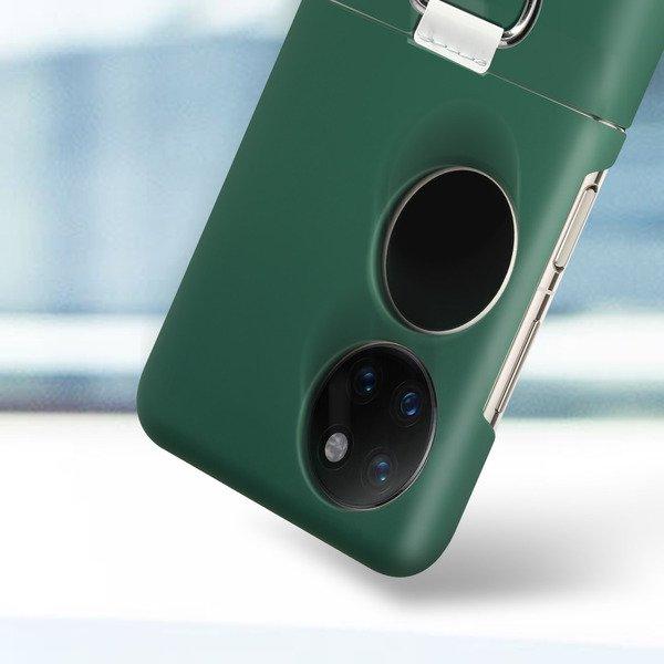 Avizar  Coque Verte Huawei P50 Pocket avec Bague 