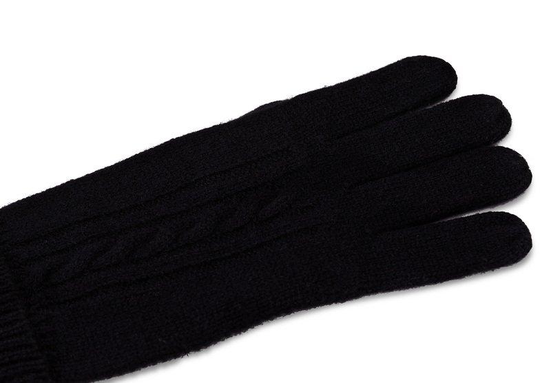 CASH-MERE.CH Gants en Cachemire à Motif Torsadé  