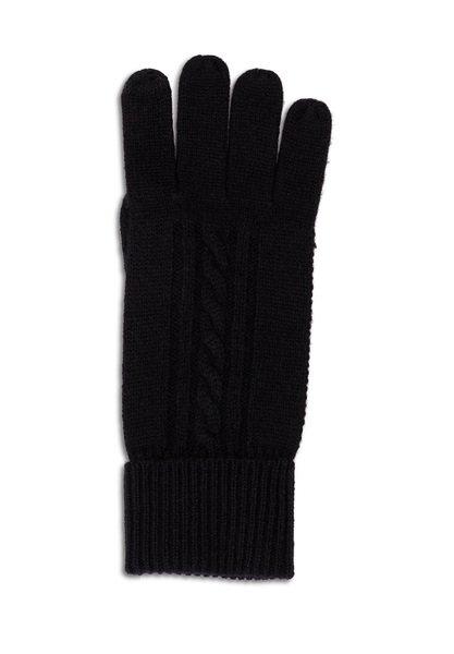 CASH-MERE.CH Guanti in Cashmere a Treccia  