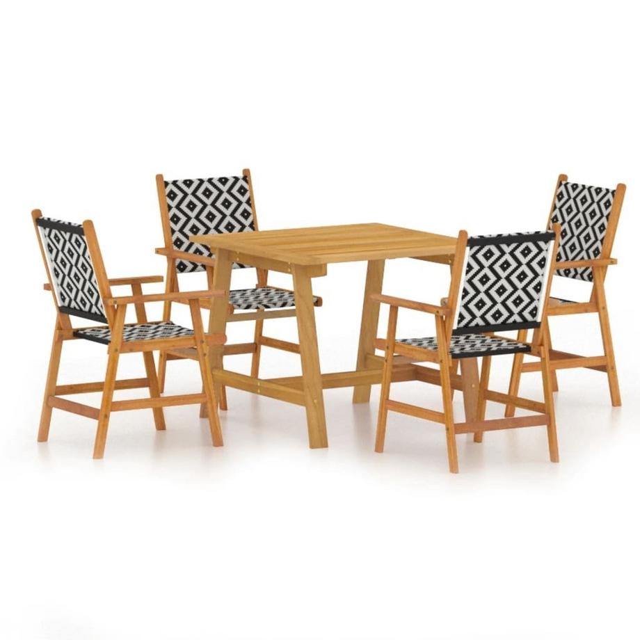 set da pranzo da giardino Legno di acacia