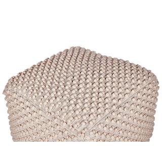 Beliani Pouf en Coton Boho KINGRI  