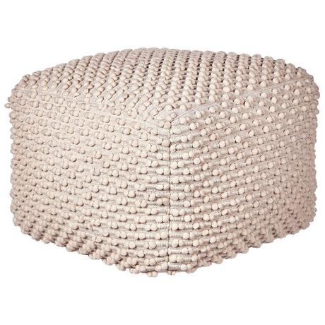 Beliani Pouf aus Baumwolle Boho KINGRI  