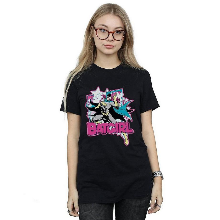 BATMAN Batgirl Leap T-Shirt Stampa Grafica  