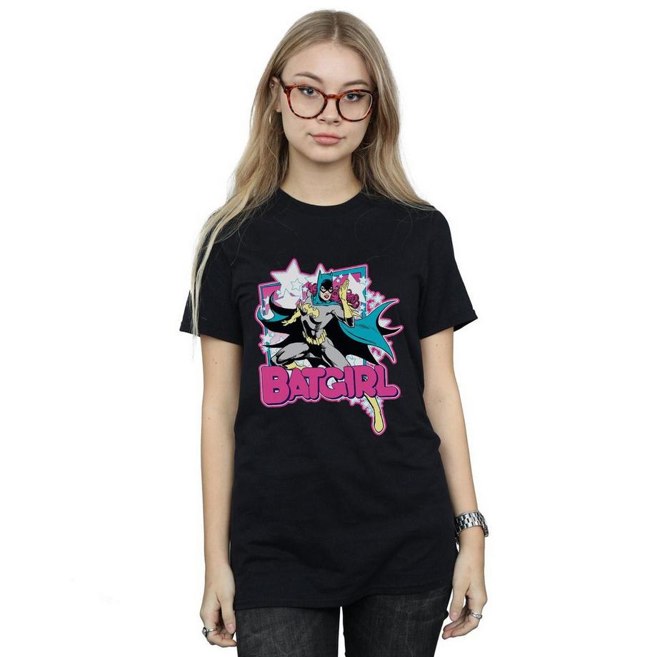 BATMAN Batgirl Leap T-Shirt Stampa Grafica  