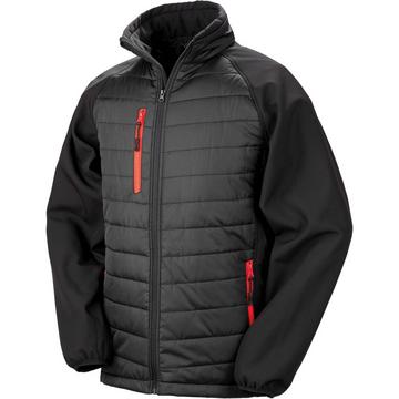 jacke softshell rebourrée black copass