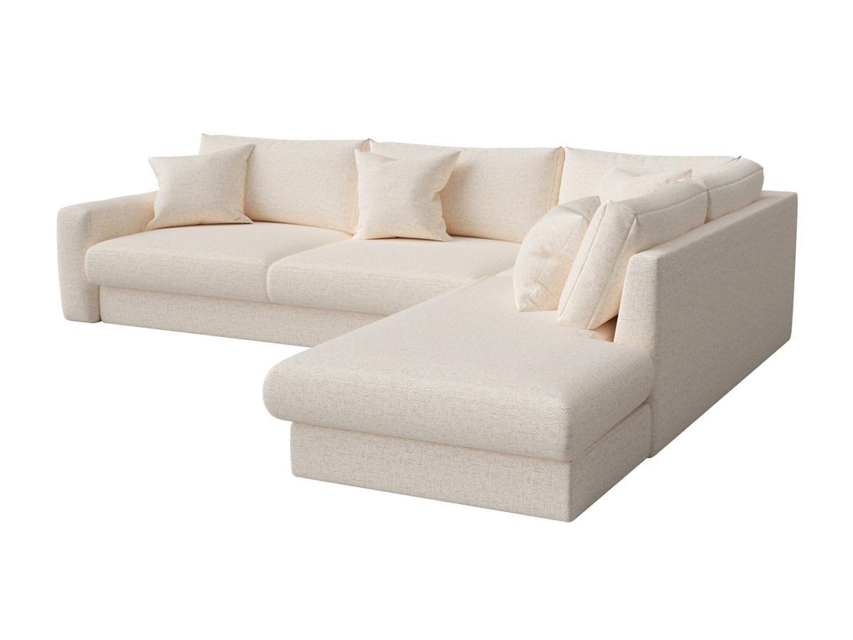 Maison Céphy Ecksofa - Ecke rechts - Stoff - Beige - JULINA von Maison Céphy  