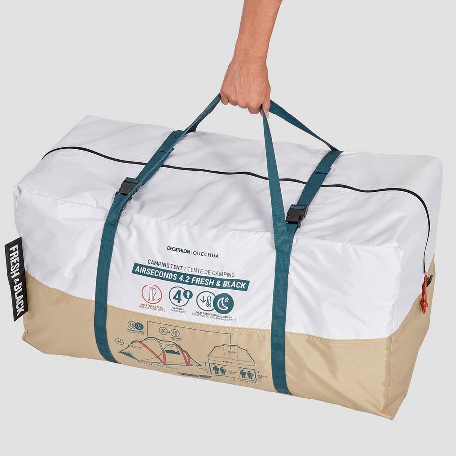 QUECHUA  Zelt - AIR SECONDS FAM 4 2XL FB 