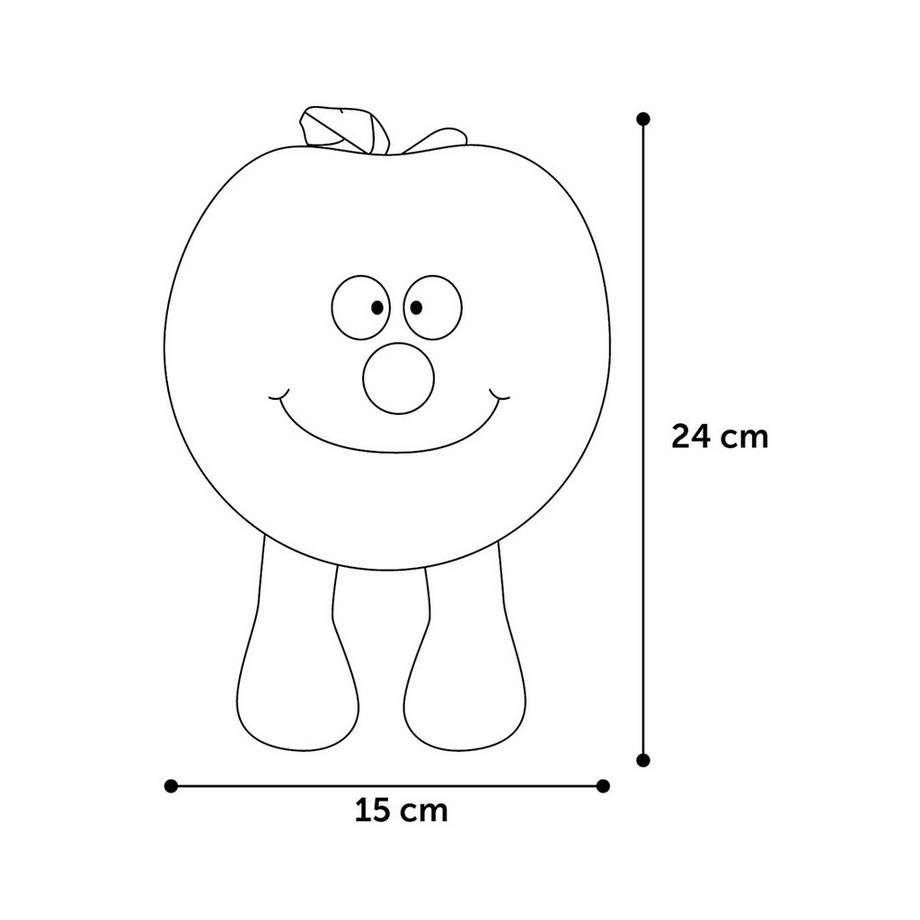 Flamingo  Plüschtier Apfel 