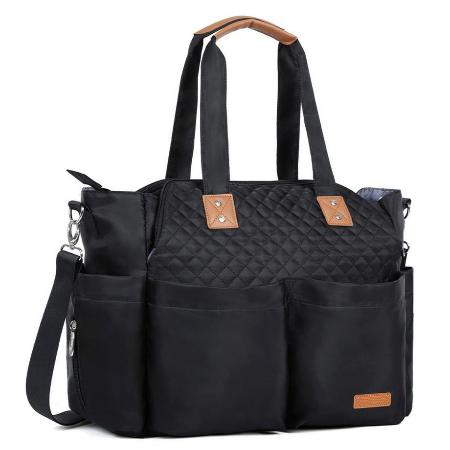 Wickeltasche, Messenger Large mit Wickelauflage für unterwegs, Wickeltasche