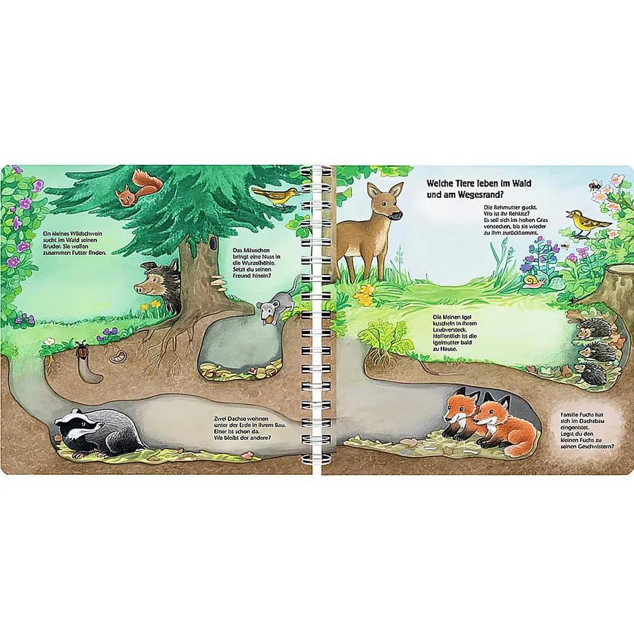 ministeps Wer wohnt wo? Eberhard, Irmgard; Eberhard, Irmgard (Illustrationen) Copertina rigida 