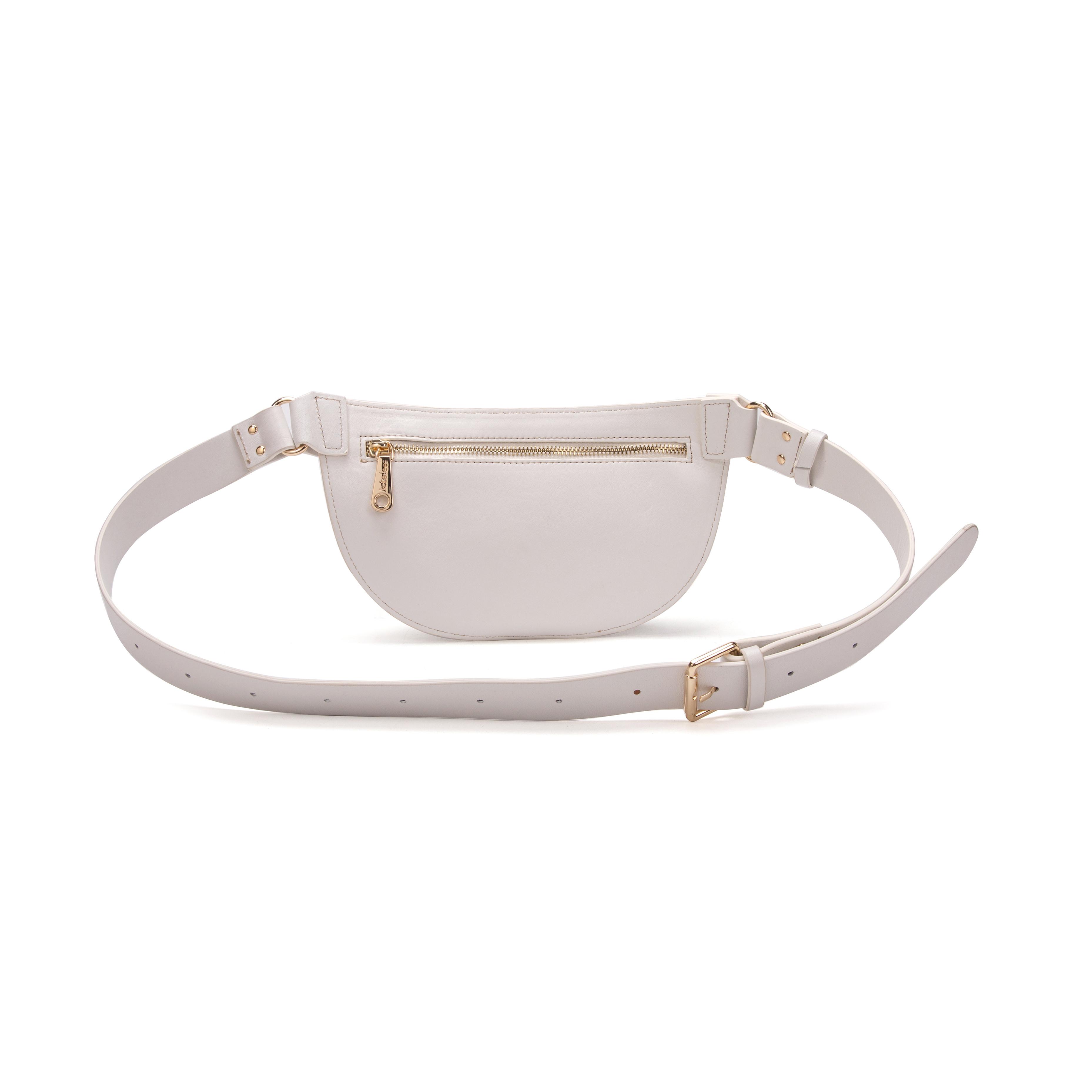 Kate Lee  Kate Lee sac banane en cuir Ully blanc 