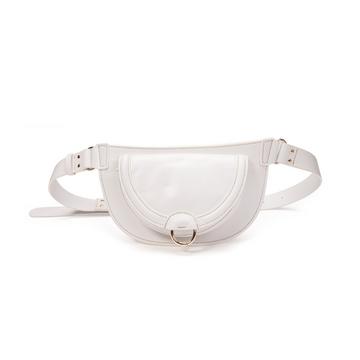 Kate Lee sac banane en cuir Ully blanc