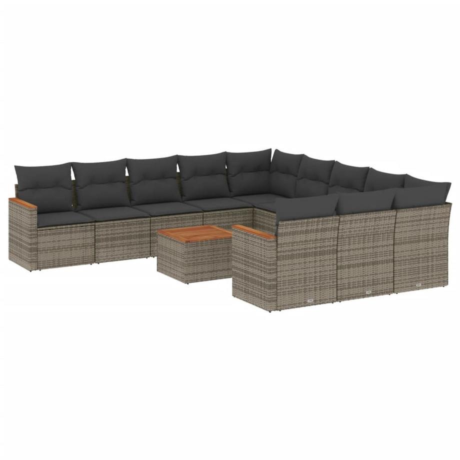 set divano da giardino Polirattan