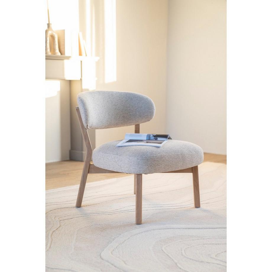 mutoni Sessel Mikky natur - Moon taupe  