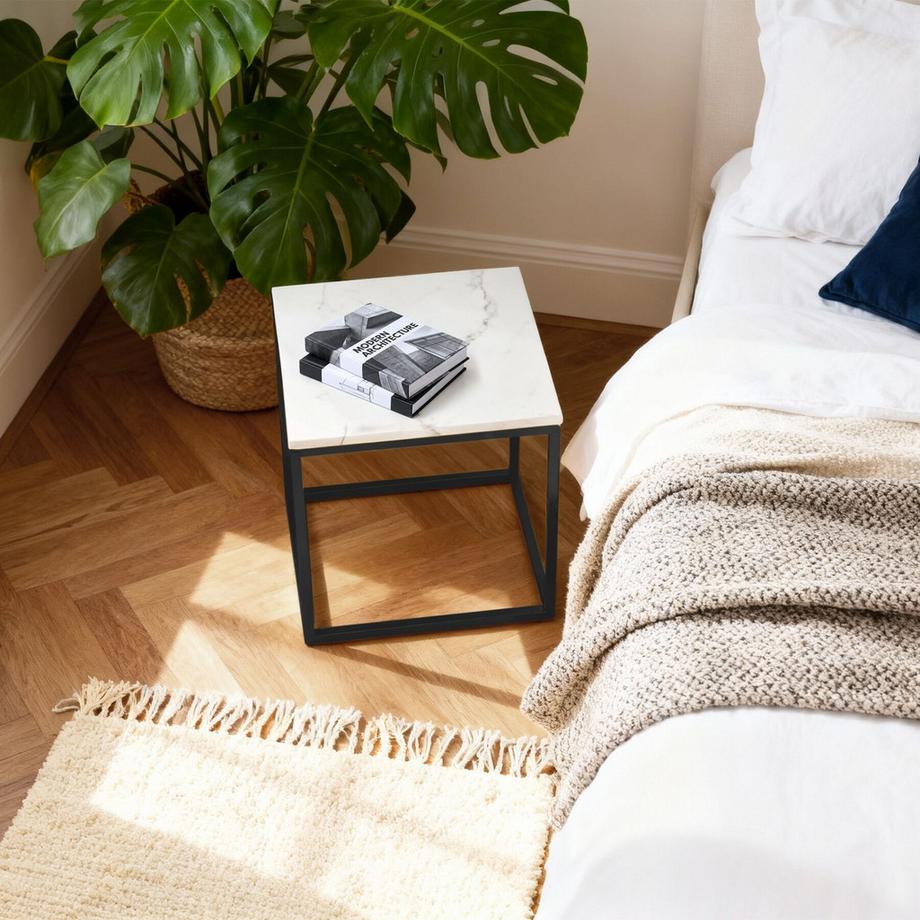 Tectake Tavolino Alysia Quadrato  