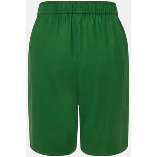 Ulla Popken Short Jambe Large Passepoils Taille Élastique  