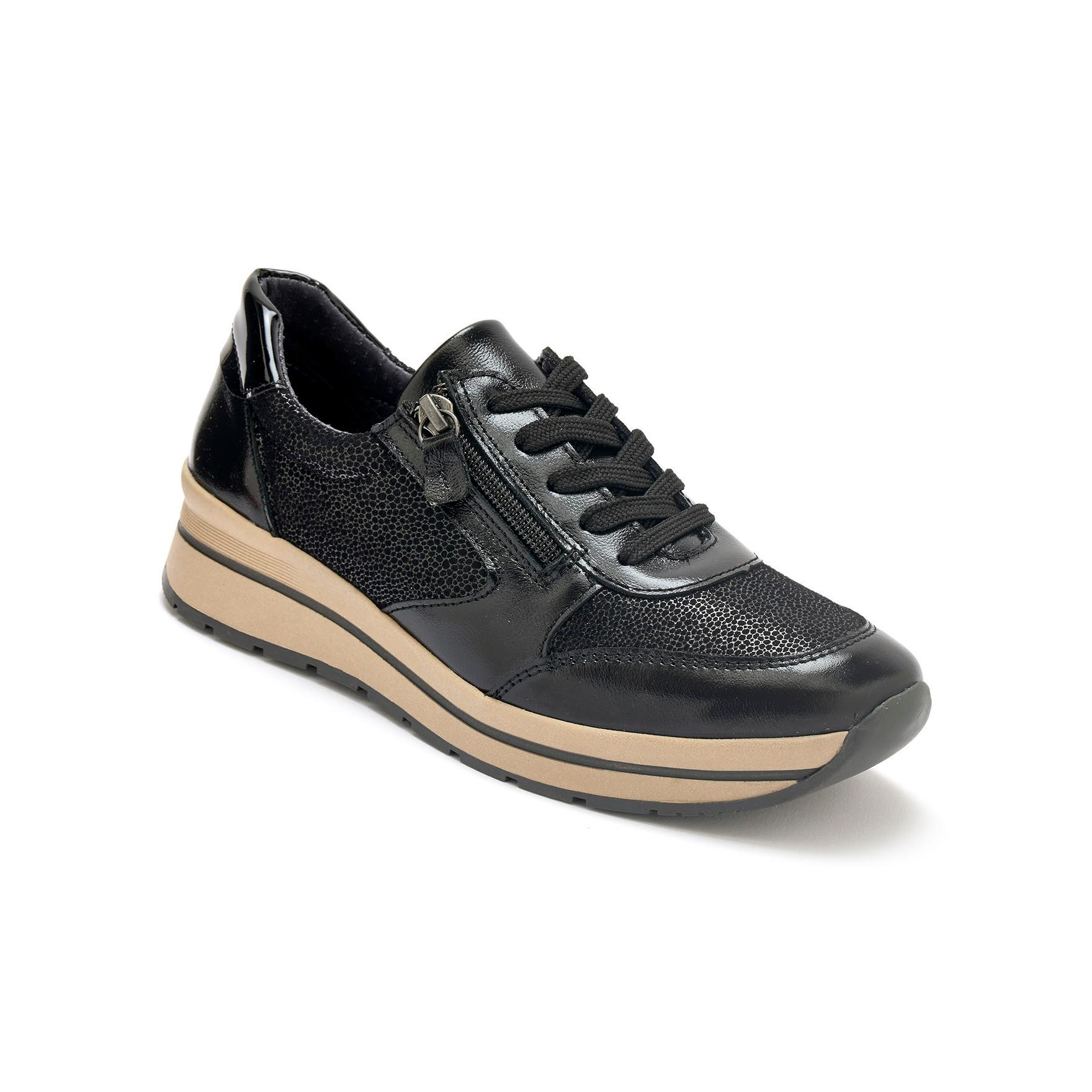 Pédiconfort  baskets zip et lacets 