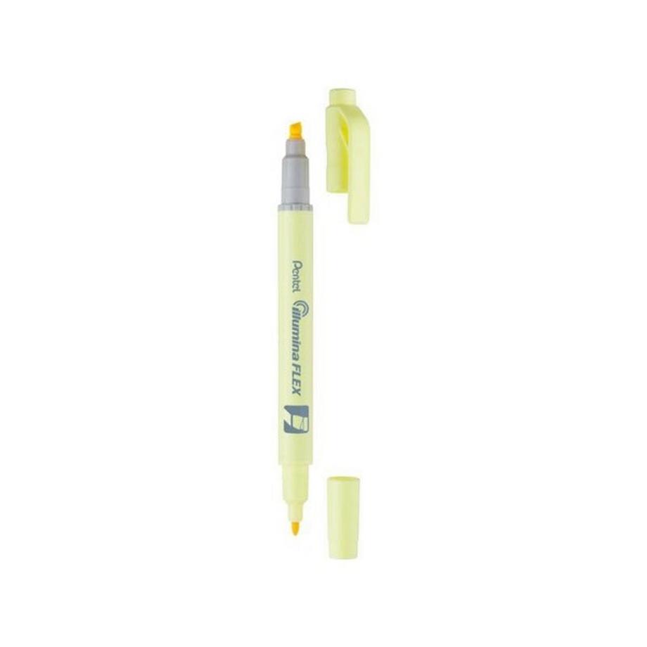 Pentel Illumina Flex evidenziatore 1 pz Punta sottile/smussata Giallo