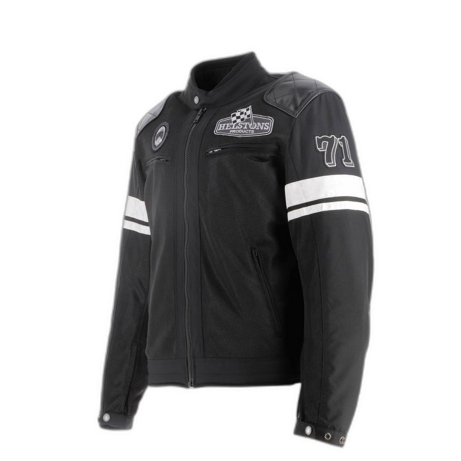 Helstons Revolte Air Leder Textil Motorradjacke  