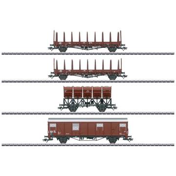 H0 4er-Set Güterwagen der DB