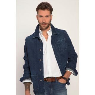 JP1880  Overshirt, Denim, Jeans-Sakko, Reverskragen, Brusttasche 