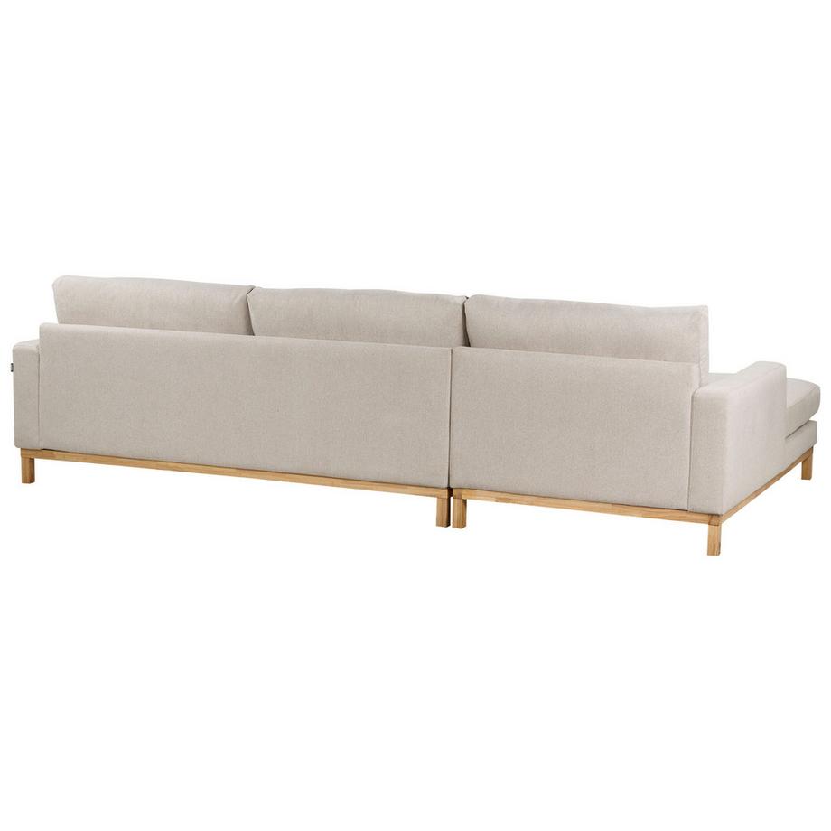 Beliani Canapé d'angle côté droit en Tissu  SIGGARD  