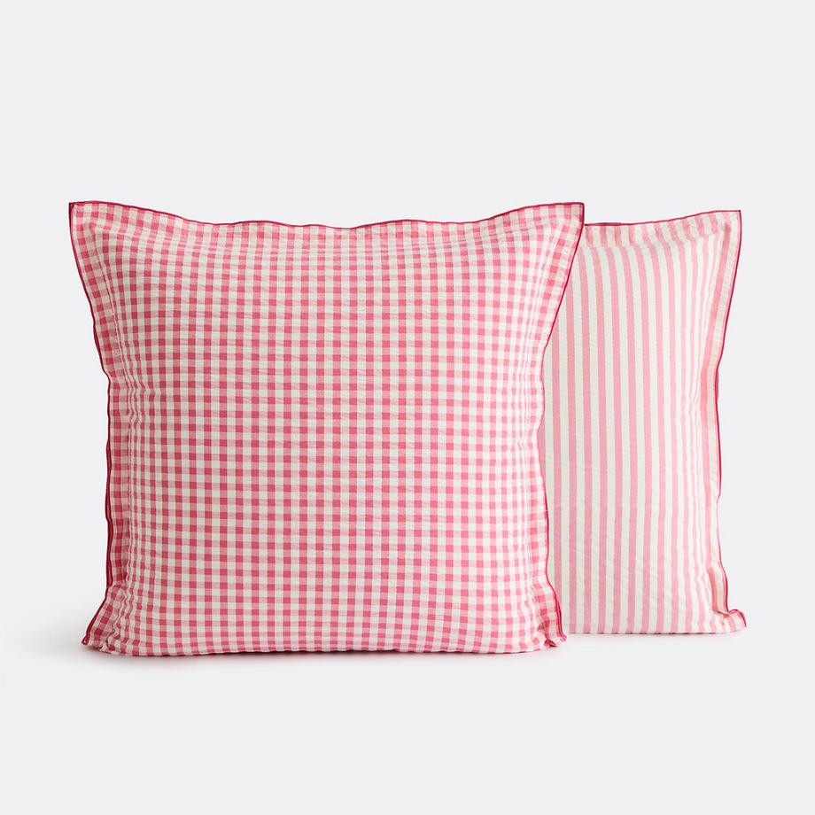 La Redoute Intérieurs Taie d'oreiller Cottage Framboise  