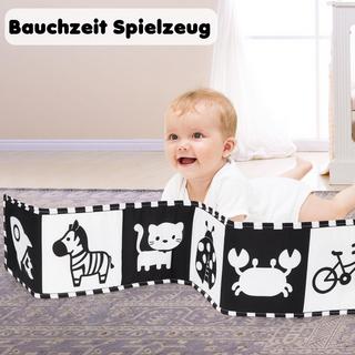 Activity-board  Babybuch Kontrast-Bilderbuch- Kontrast-Babyspielzeug 